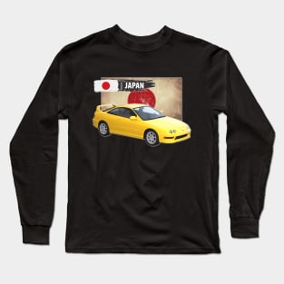 Yellow Acura Integra 1999 08 Long Sleeve T-Shirt